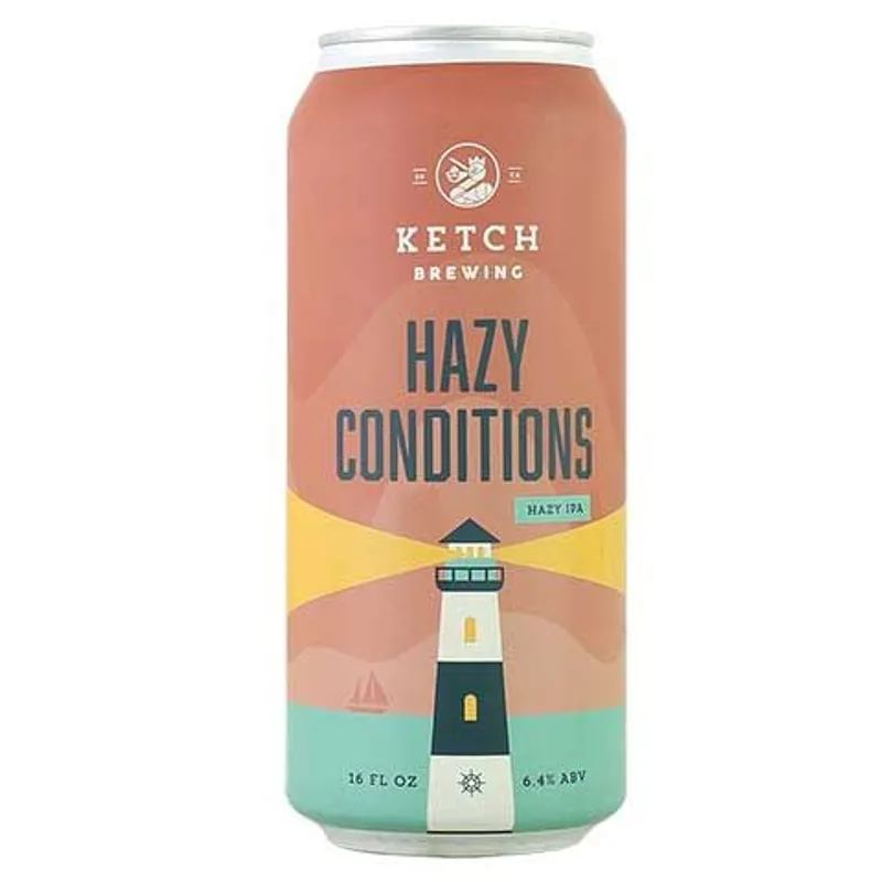 Ketch Brewing Hazy Conditions IPA view 1