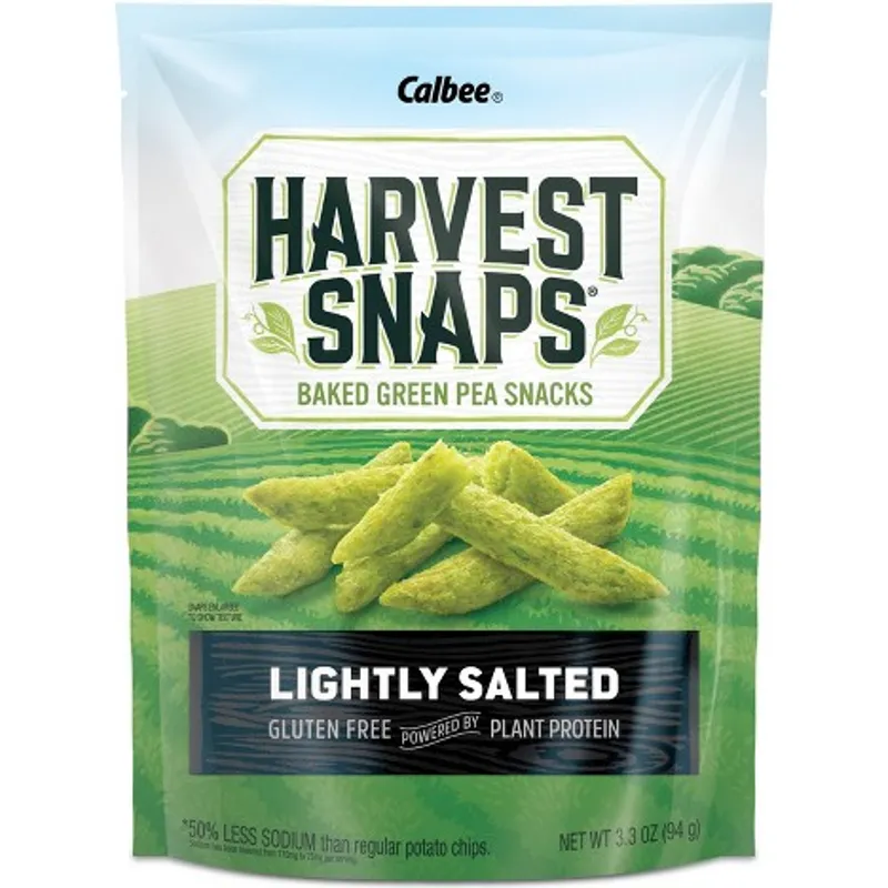 Calbee Harvest Snacks Green Pea Snack Crisps Lightly Salted view 1