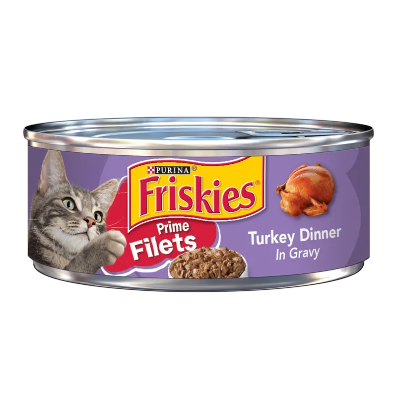 Friskies Prime Filets Turkey Dinner In Gravy Adult Wet Cat Food view 1
