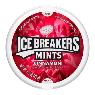 Ice Breakers Cinnamon Sugar Free Mints 1.5 oz