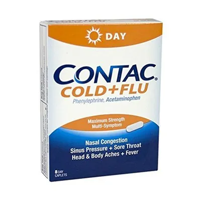 Contac Cold & Flu 8 Caplets