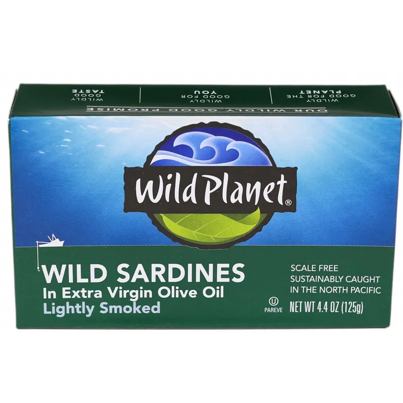 Wild Planet Wild Pacific Sardines in Extra Virgin Olive Oil view 1