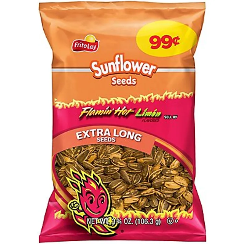 Sunflower Seeds Flamin Hot Limon view 1