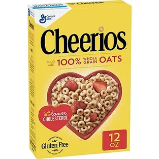 Cheerios Original Toasted Whole Grain Oat Cereal Container