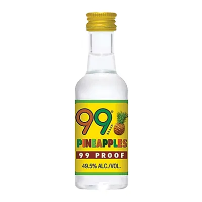99 Pineapples Schnapps Liqueur Fruit 50mL Bottle