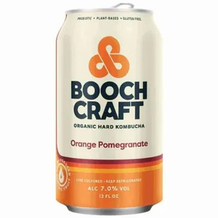 Boochcraft Orange Pomegranate Hard Kombucha