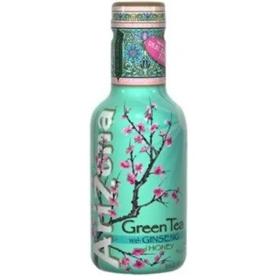 AriZona Green Tea with Ginseng and Honey 16.9oz Bottle