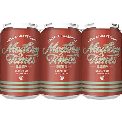 Modern Times Grapefruit Session IPA 6 Pack 12oz Cans