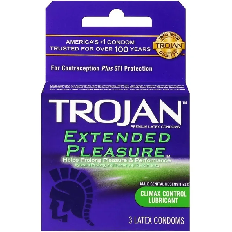 Trojan Extra Pleasure Condoms Box view 1