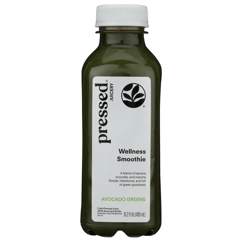 Pressed Juicery Wellness Smoothie Avocado Greens view 1