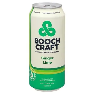 Boochcraft Ginger Lime Hard Organic Kombucha