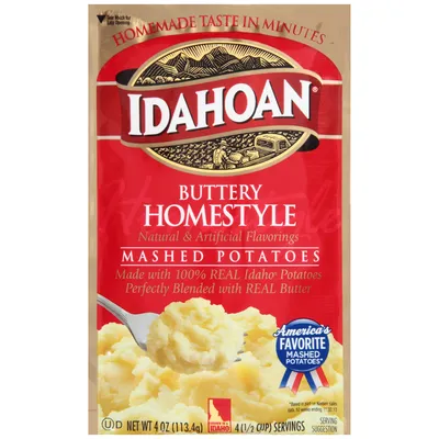 Idahoan Buttery Homestyle Mashed Potatoes 4 oz