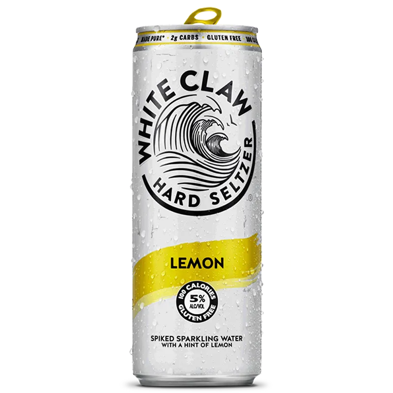 White Claw Hard Seltzer Lemon view 1