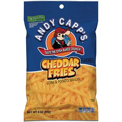 Andy Capp's Cheddar Fries 3 oz Bag