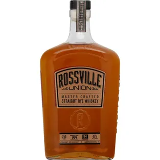 Rossville Union Master Crafted Straight Rye Whiskey