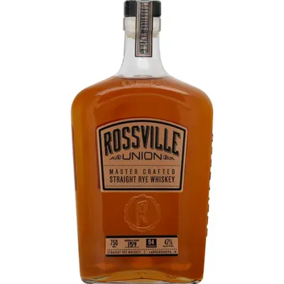 Rossville Union Master Crafted Straight Rye Whiskey 750 mL
