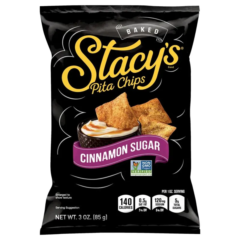 Stacy's Pita Chips Cinnamon Sugar view 1