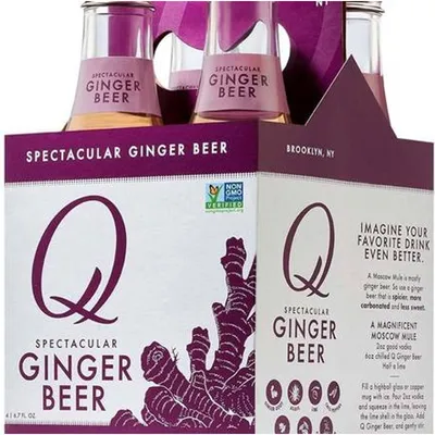 Q Ginger Beer, 4x 200 ml
