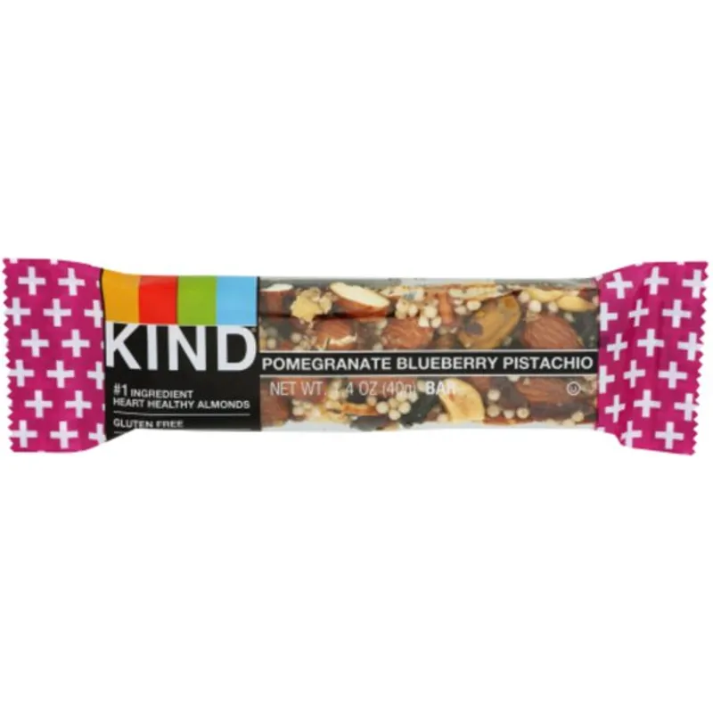 KIND Plus Pomegranate Blueberry Pistachio + Antioxidants Bar view 1