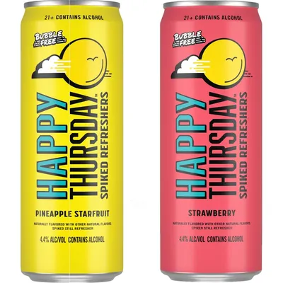 Happy Thursday Pineapple Starfruit 24oz Can