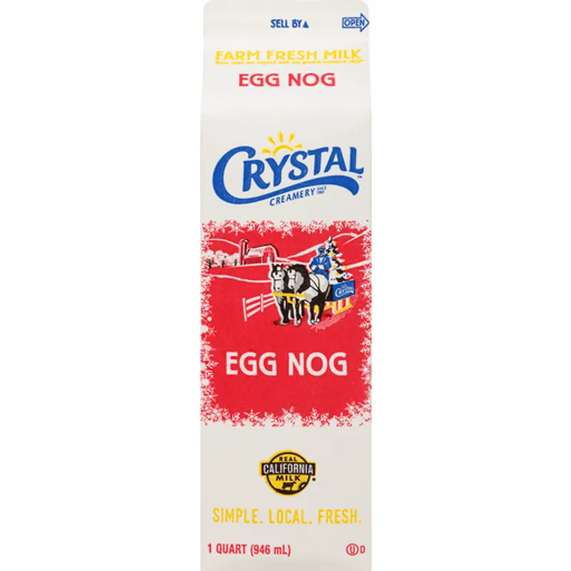 Crystal Creamery Egg Nog view 1
