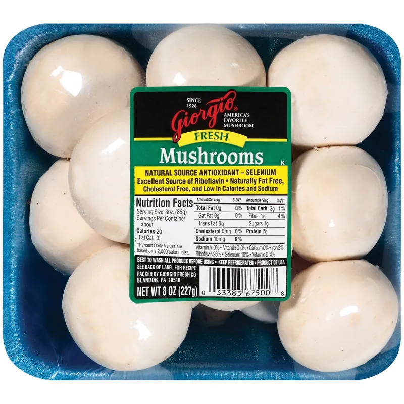 Premier Whole White Mushrooms view 1