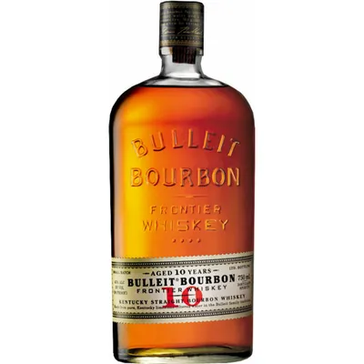 Bulleit Bourbon Frontier Whiskey Kentucky Straight Bourbon Whiskey 750mL