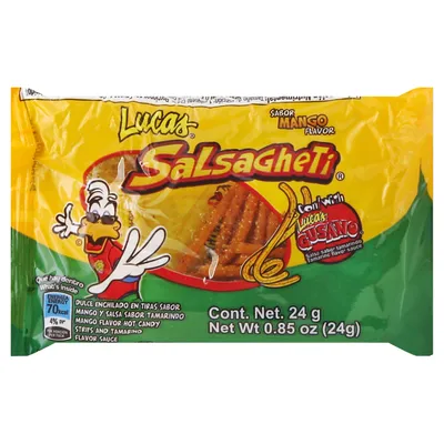 Lucas Skwinkles Salsagheti Mango 0.85 oz Bag