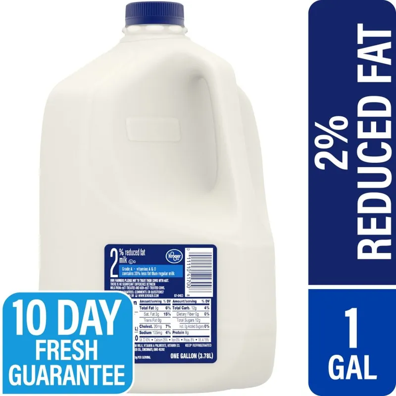 Kroger 2% Reduced Fat Milk Jug view 1