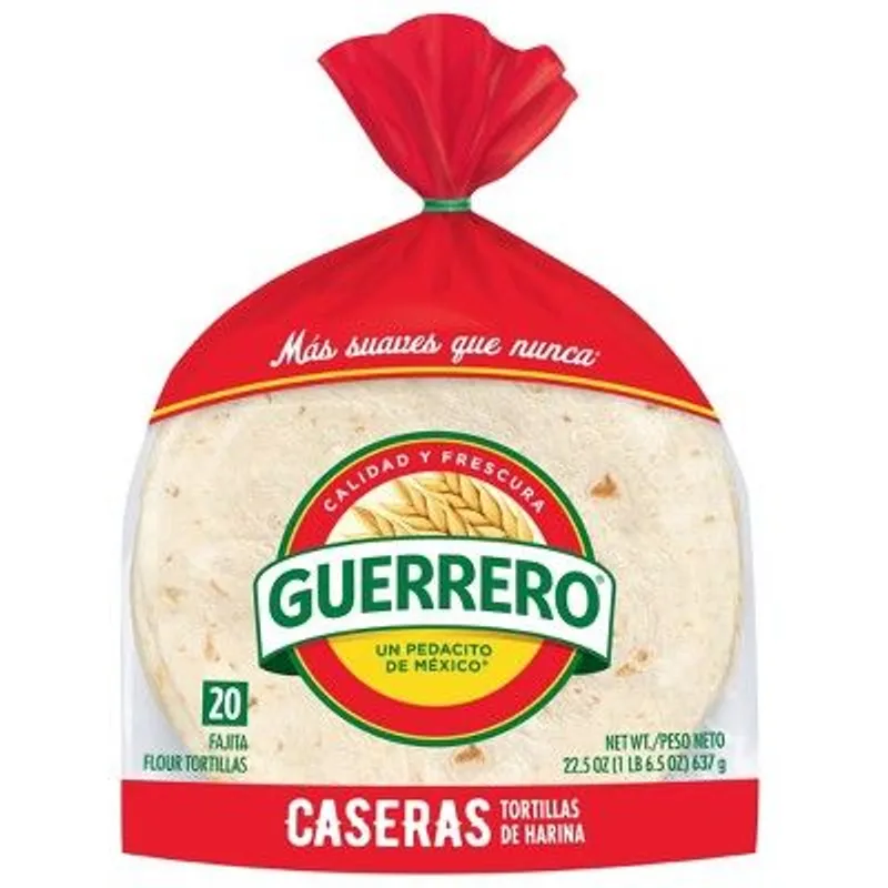 Guerrero Caseras Fajita Flour Tortillas Bag view 1