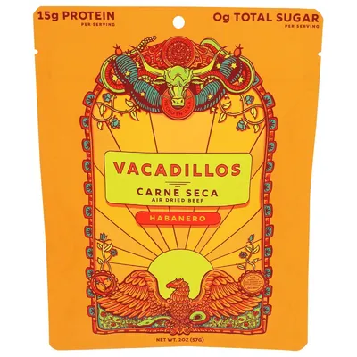Vacadillos Habanero Sliced Steak 2 oz Bag