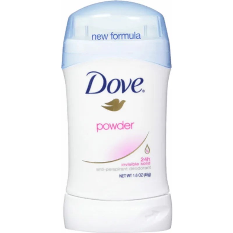 Dove Powder Invisible Solid Antiperspirant Deodorant Stick view 1