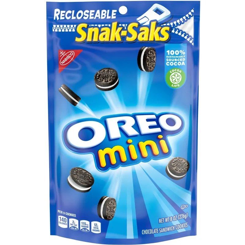 Oreo Snack-Sak Mini Chocolate Sandwich Cookies view 1