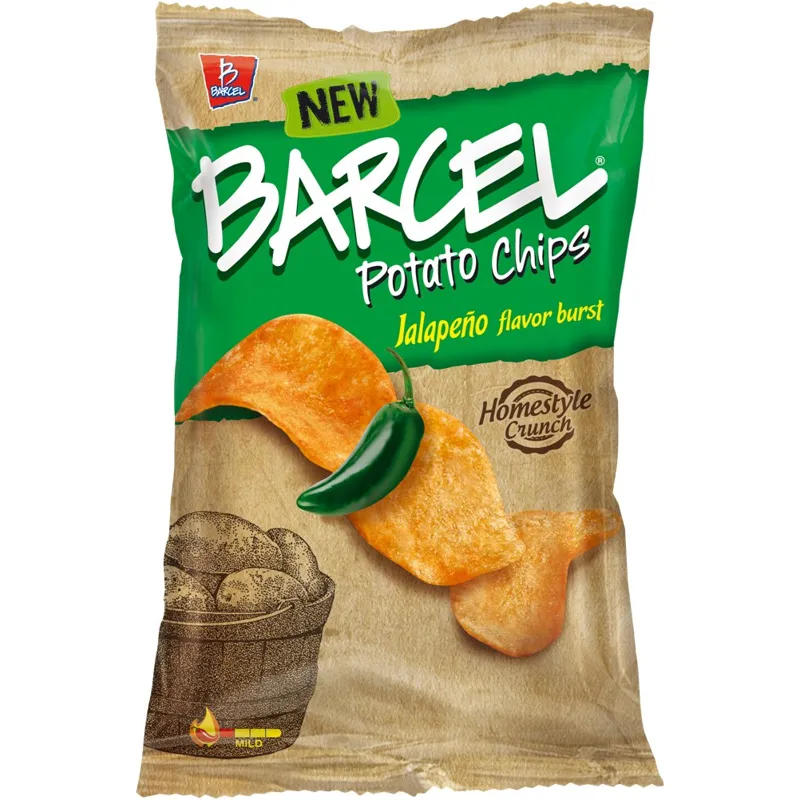 Barcel Chips Potato Chips Homestyle Crunch Jalapeno view 1