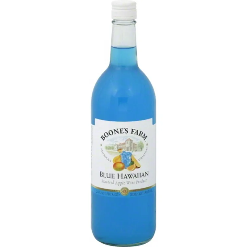 Boone's Farm Apple Wine - Blue Hawaiian Flavored view 1
