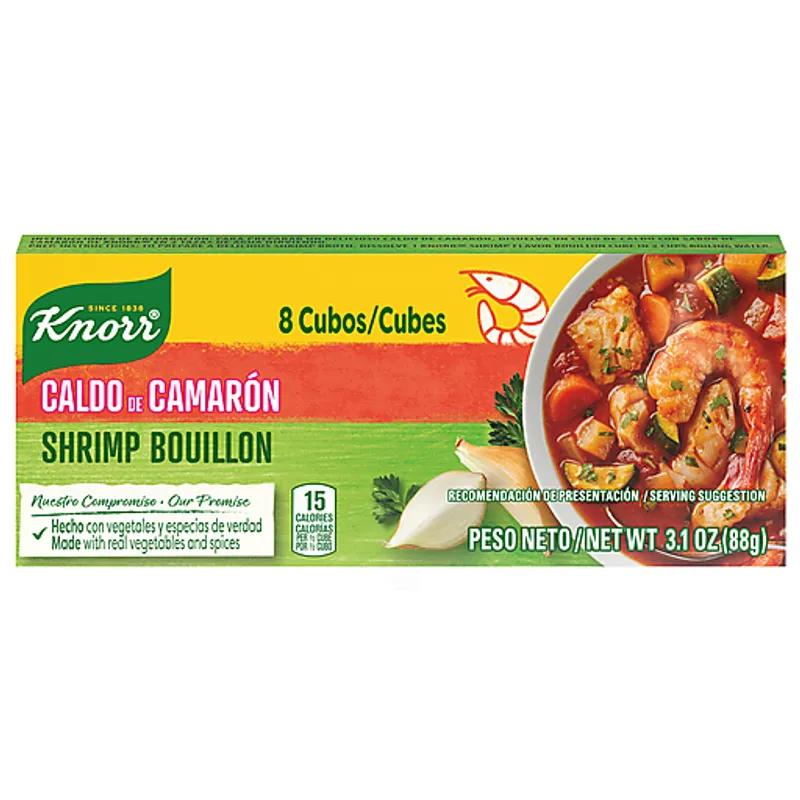 Knorr Shrimp Bouillon Cubes Box view 1