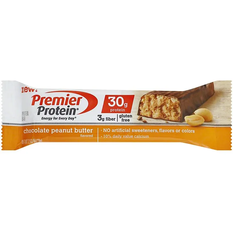 Premier Protein Protein Bar Chocolate Peanut Butter view 1