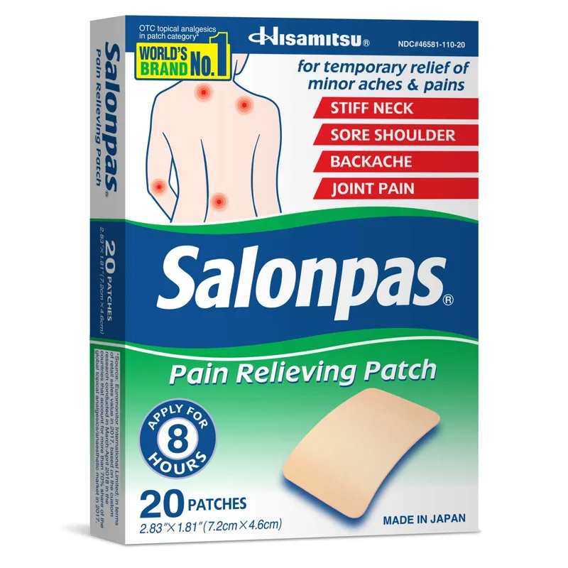 Salonpas Pain Relieving Patch Box view 1