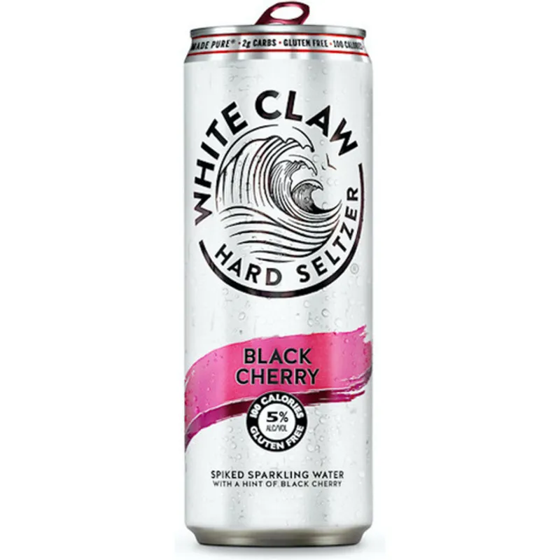 White Claw Hard Seltzer Black Cherry view 1