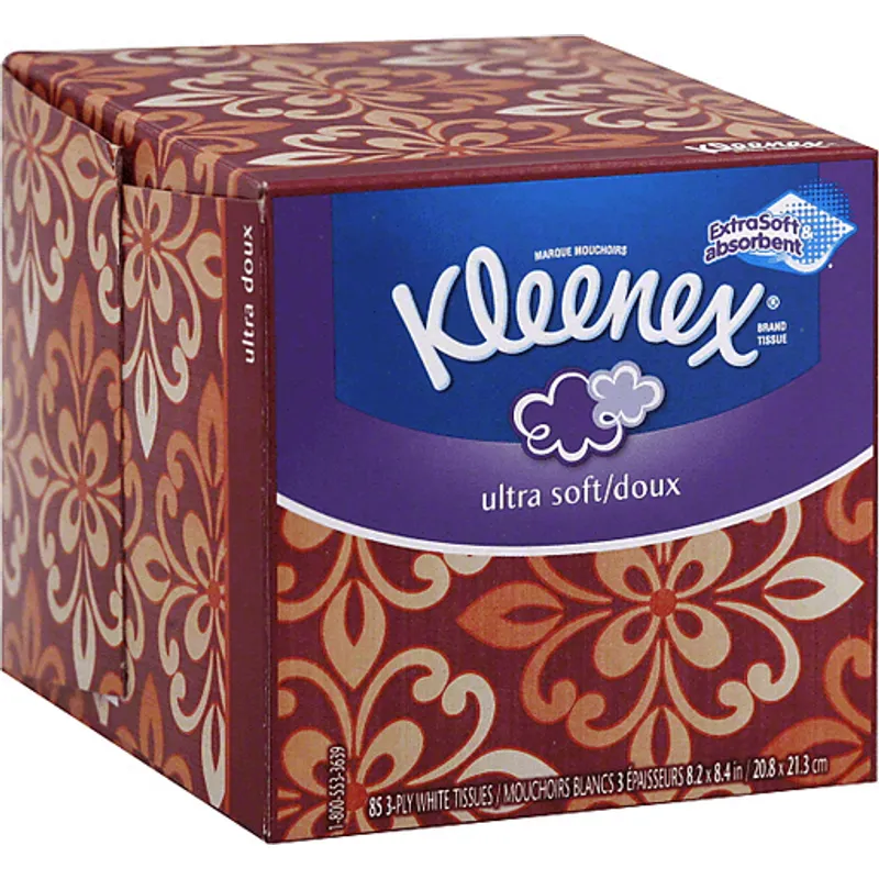 Kleenex Tissues Ultra Soft White view 1