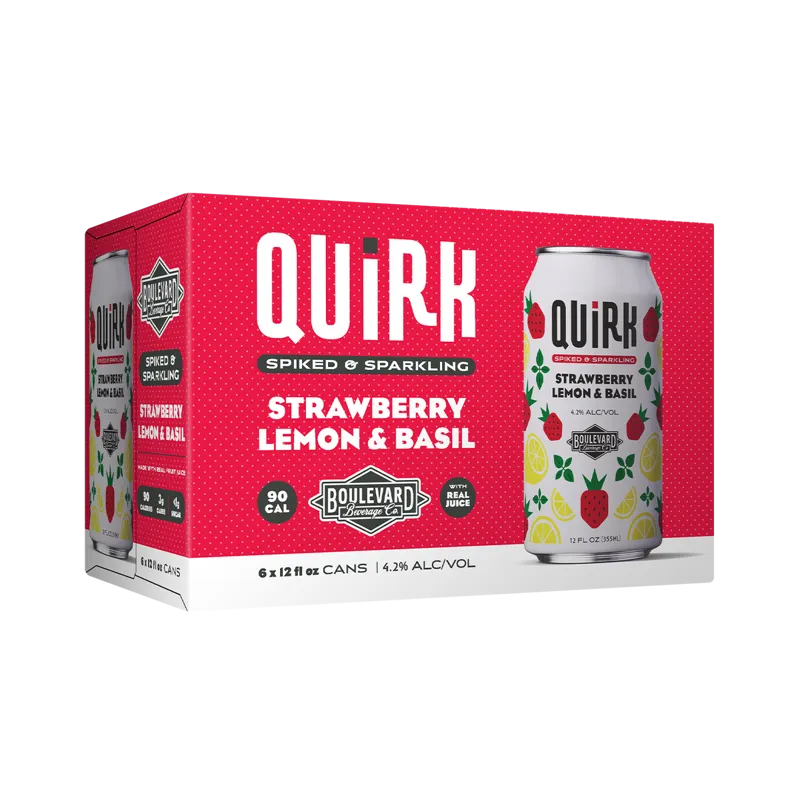 Boulevard Quirk Strawberry Lemon & Basil Spiked Special Water view 1