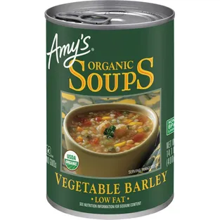 Amys Organic Soups Vegetable Barley