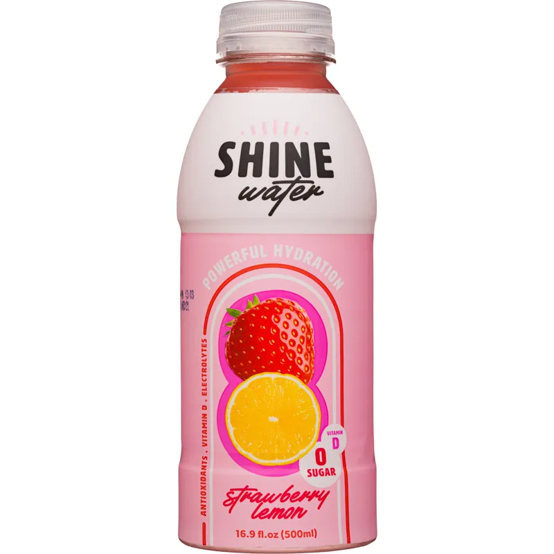 Shine Water Strawberry Lemon Flavored Water view 1