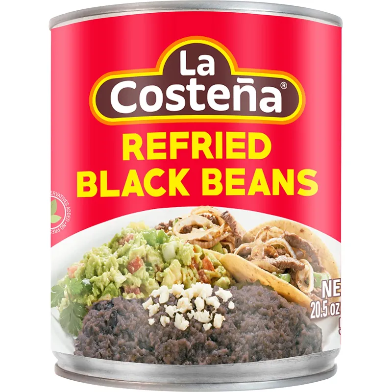 La Costena Refried Black Beans view 1
