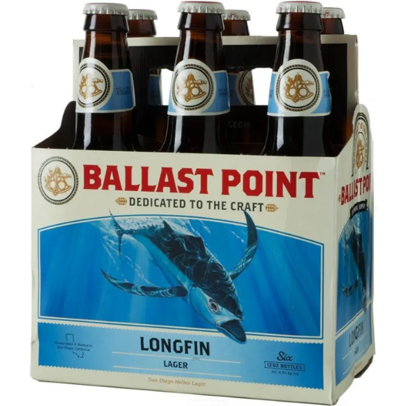 Ballast Point Long Fin Lager view 1