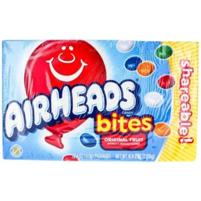 Airheads Bites Fruit King Size 4oz Count