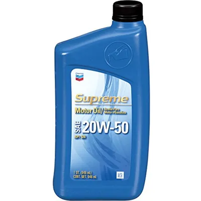 Chevron Supreme Motor Oil 20W-50 1qr