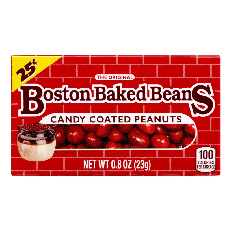 Boston Baked Beans Candy Coated Peanuts Box view 1