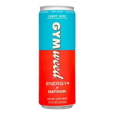 Gym Weed Rainbow Sherbet Energy Drink 12 oz Can