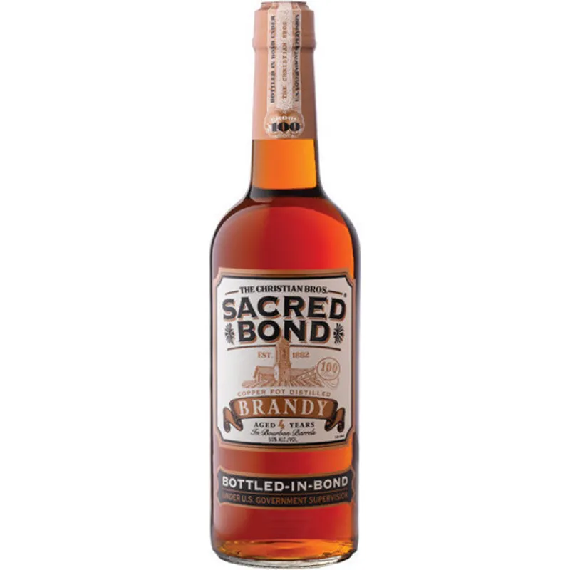 The Christian Bros. Sacred Bond Copper Post Distilled Brandy 4 Year Bottled-In-Bond view 1